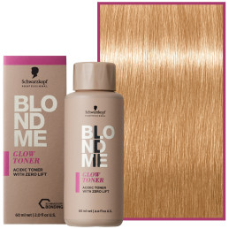 Schwarzkopf BlondMe Glow Toner – profesjonalny toner do włosów blond, 60 ml