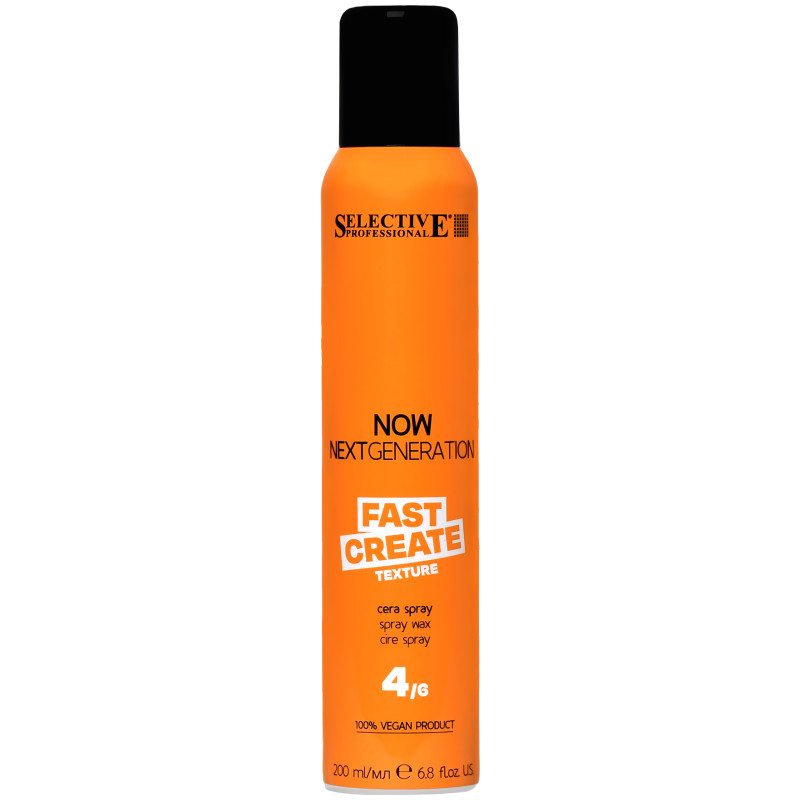 Selective Professional Now Fast Create Texture Wax Spray – spray do nadania tekstury i matowego wykończenia, 200 ml