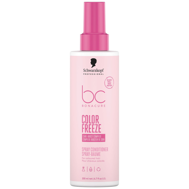 Schwarzkopf BC Color Freeze Spray Conditioner - odżywka w sprayu do włosów farbowanych, 200ml