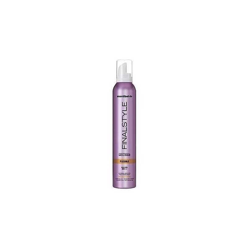 Montibello FINALSTYLE Flexible, nawilżająca pianka do elastycznego utrwalenia 320ml Montibello FINALSTYLE Flexible, nawilżająca pianka do elastycznego utrwalenia 320ml