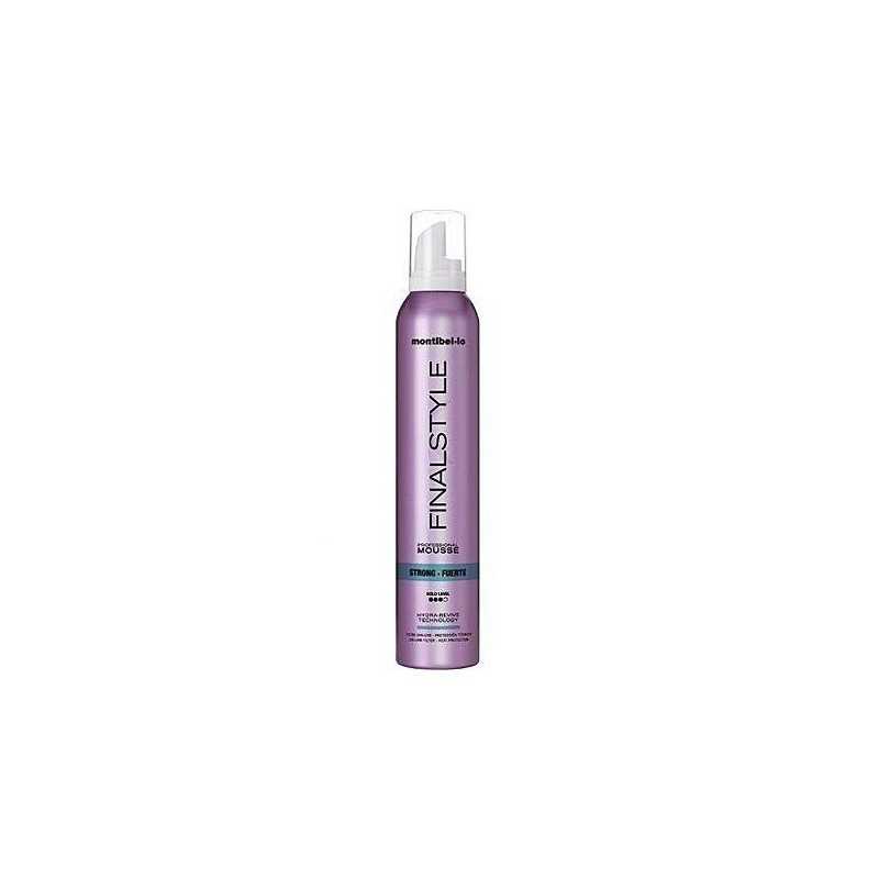 Montibello FINALSTYLE Strong, pianka mocny, długotrwały efekt, ochrona podczas stylizacji 320ml Montibello FINALSTYLE Strong, pianka mocny, długotrwały efekt, ochrona podczas stylizacji 320ml