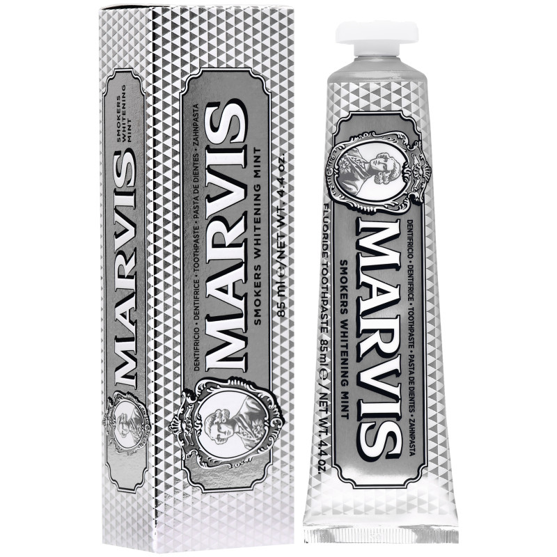 Marvis Smokers Whitening Mint - wybielająca pasta do zębów na przebarwienia, 85ml