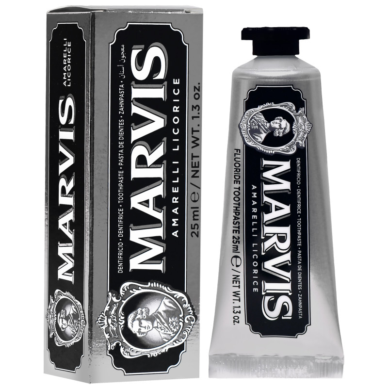 Marvis Amarelli Licorice Mint - pasta do zębów, lukrecja i mięta, 25 ml