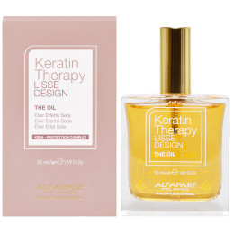 Alfaparf Lisse Design, Olejek do pięlegnacji prostowanych włosów 50 ml