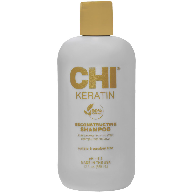CHI Keratin, Szampon rekonstruujący zniszczone włosy 355ml