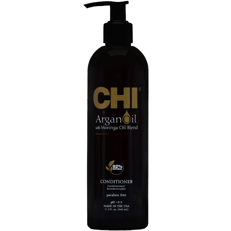 CHI Argan Oil Moringa, Odżywka regeneruje zniszczone i suche włosy 355ml