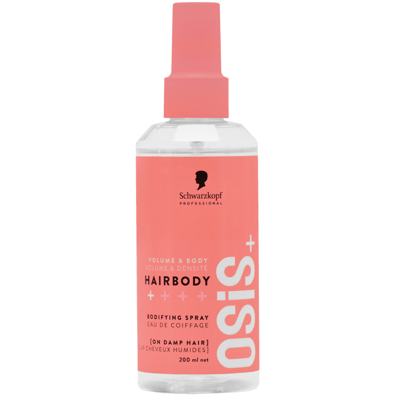 Schwarzkopf OSIS HAIRBODY, ekstremalnie lekki spray przygotowujący do stylizacji 200ml