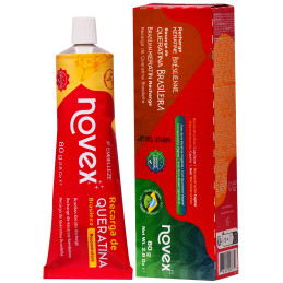 Novex Brazilian Keratin Recarga de Queratina krem do stylizacji włosów 80g