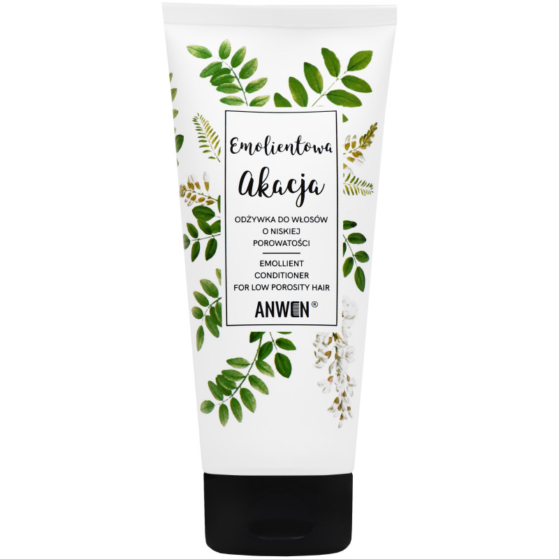 Anwen Emolientowa Akacja odżywka do włosów niskoporowatych 200ml