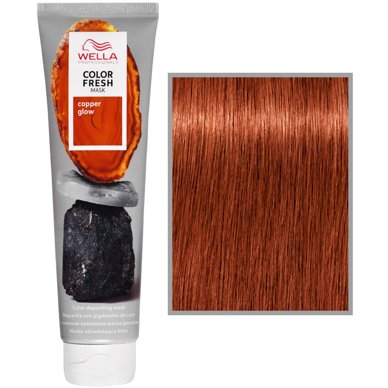 Wella Color Fresh Copper Glow Mask miedziana maska koloryzująca 150ml