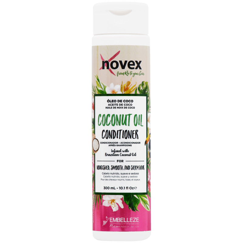 Novex Coconut Oil Conditioner - nawilżająca odżywka do włosów zniszczonych 300ml