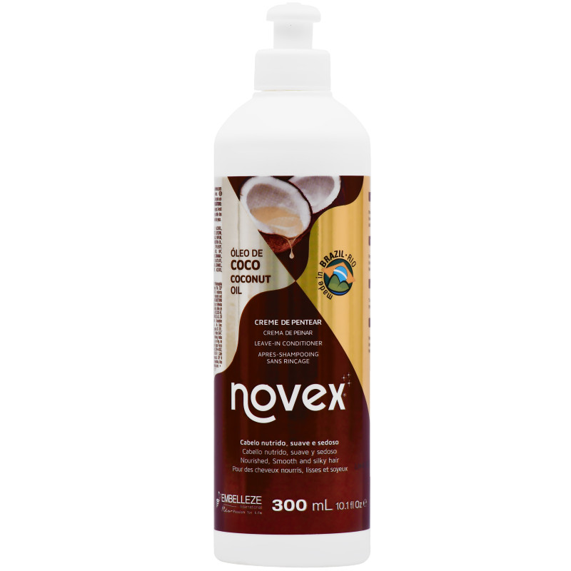 Novex Coconut Oil Leave-In Conditioner - wygładzająca odżywka bez spłukiwania 300g