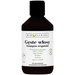 Bioelixire Szampon Wegański do włosów osłabionych i zniszczonych 300 ml