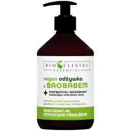 Bioelixire Baobab wegańska odżywka nawilżająca do włosów 500 ml