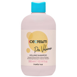 Inebrya Ice Cream Pro Volume - szampon dodający objętości włosom, 300ml