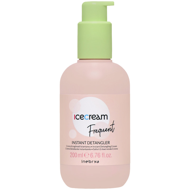 Inebrya Ice Cream Frequent Instant Detangler - krem do rozplątywania włosów, 200ml
