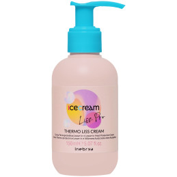 Inebrya Ice Cream Thermo Liss Cream - krem termoochronny do włosów, 150ml