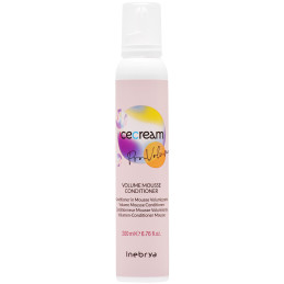 Inebrya Ice Cream Pro Volume Mousse - odżywka w piance dodająca objętości, 200ml