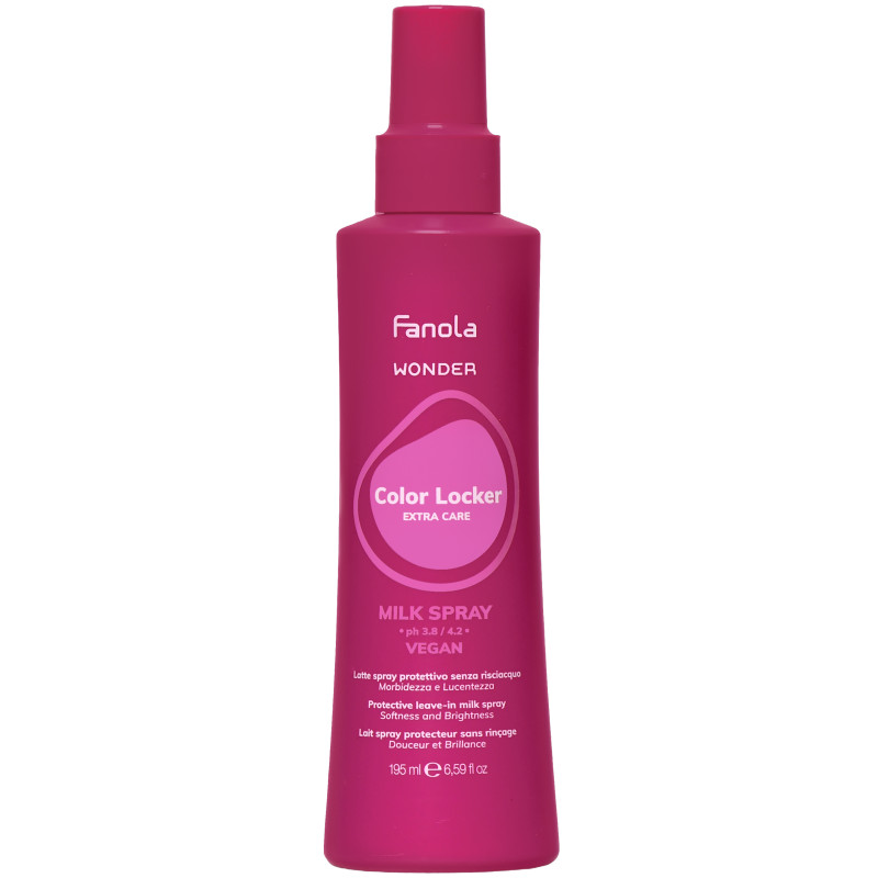 Fanola Color Locker Milk Spray - mleczny spray do włosów farbowanych, 195ml