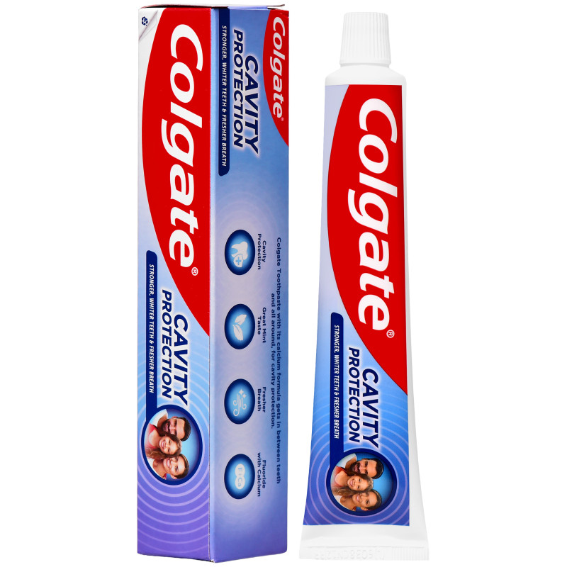 Colgate Cavity Protection - pasta do zębów przeciwdziała próchnicy, wzmacnia szkliwo 75ml