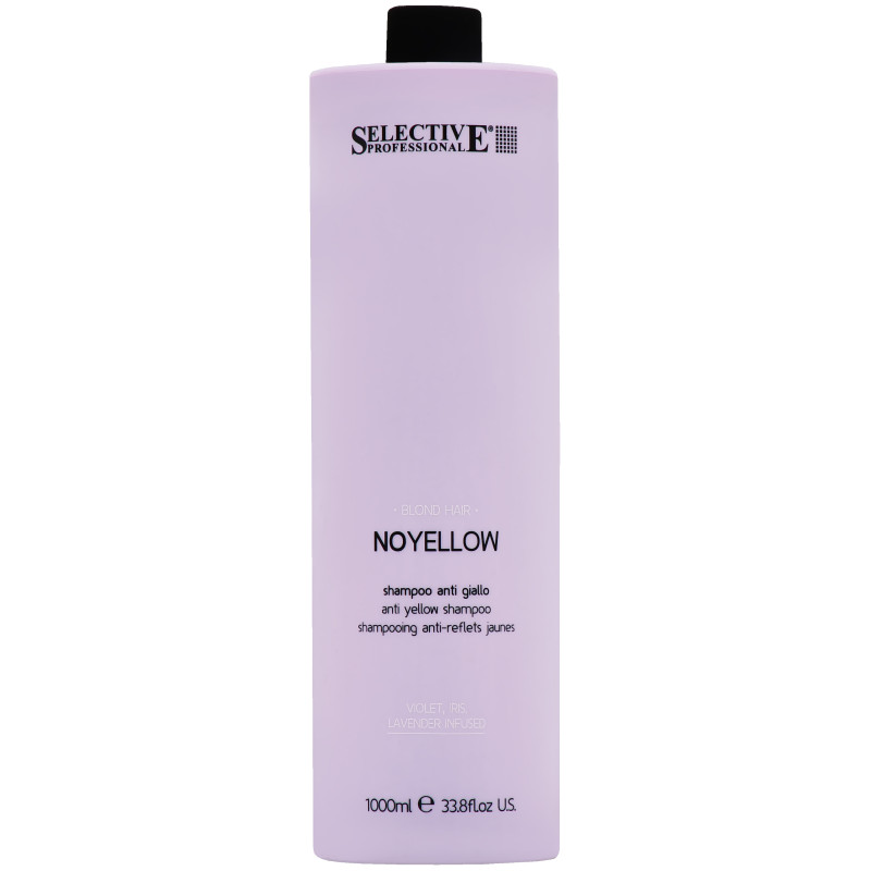 Selective Blond Hair No Yellow - szampon neutralizujący żółte tony do włosów blond, 1000ml
