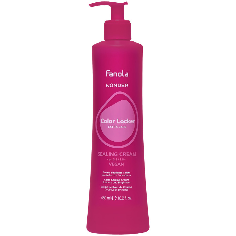 Fanola Color Locker Sealing Cream - krem do włosów farbowanych chroniący kolor, 480ml