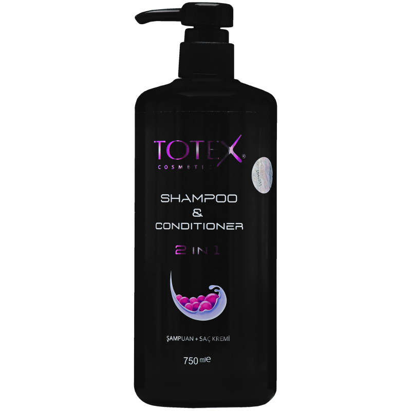 Totex 2in1 All Hair - szampon i odżywka do włosów, 750ml