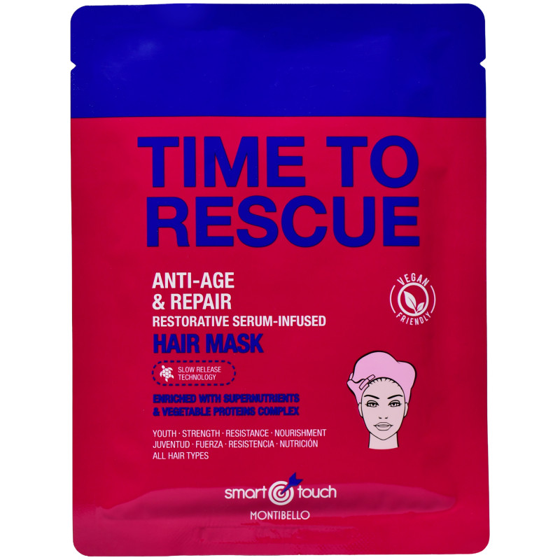 Montibello Smart Time to Rescue - odmładzająca maska w płachcie z serum, 30ml