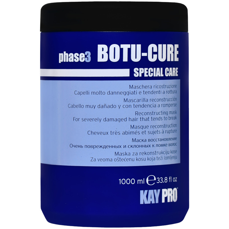 KayPro Botu Cure Phase 3 - maska odbudowująca do włosów zniszczonych, 1000ml
