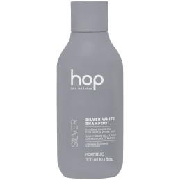 Montibello HOP Silver White - szampon rozświetlający do włosów siwych, 300ml