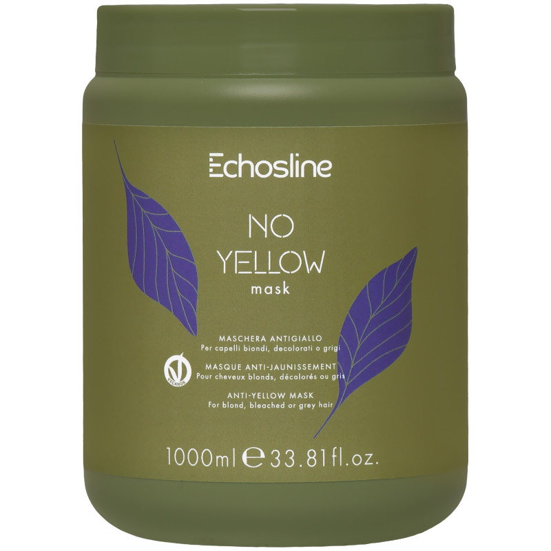 Echosline No Yellow - maska neutralizująca żółte tony, 1000ml