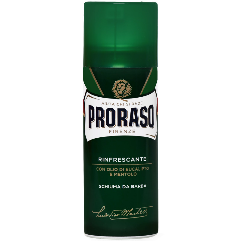 Proraso Refreshing Beard Foam Toning - odświeżający eukaliptusowy tonik  w piance, 50ml