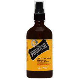 Proraso Wood & Spice Beard Oil - drzwno-korzenny olejek do brody, 100ml