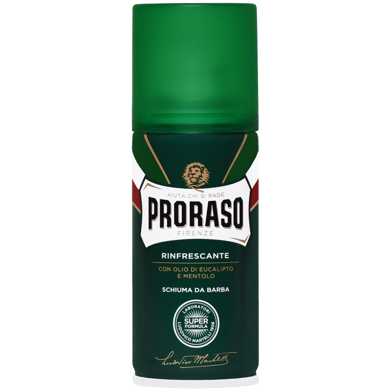 Proraso Refreshing Beard Foam Toning - eukaliptusowy tonik do brody w piance, 100ml