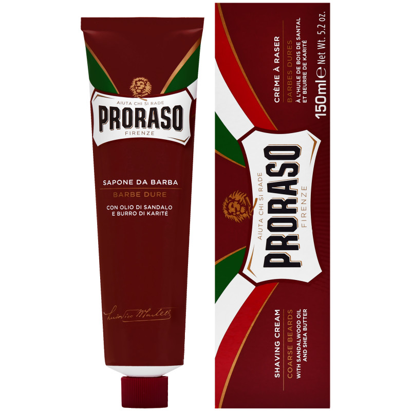 Proraso Coarse Shaving Soap - mydło do golenia drzewo sandałowe i masło shea, 150ml