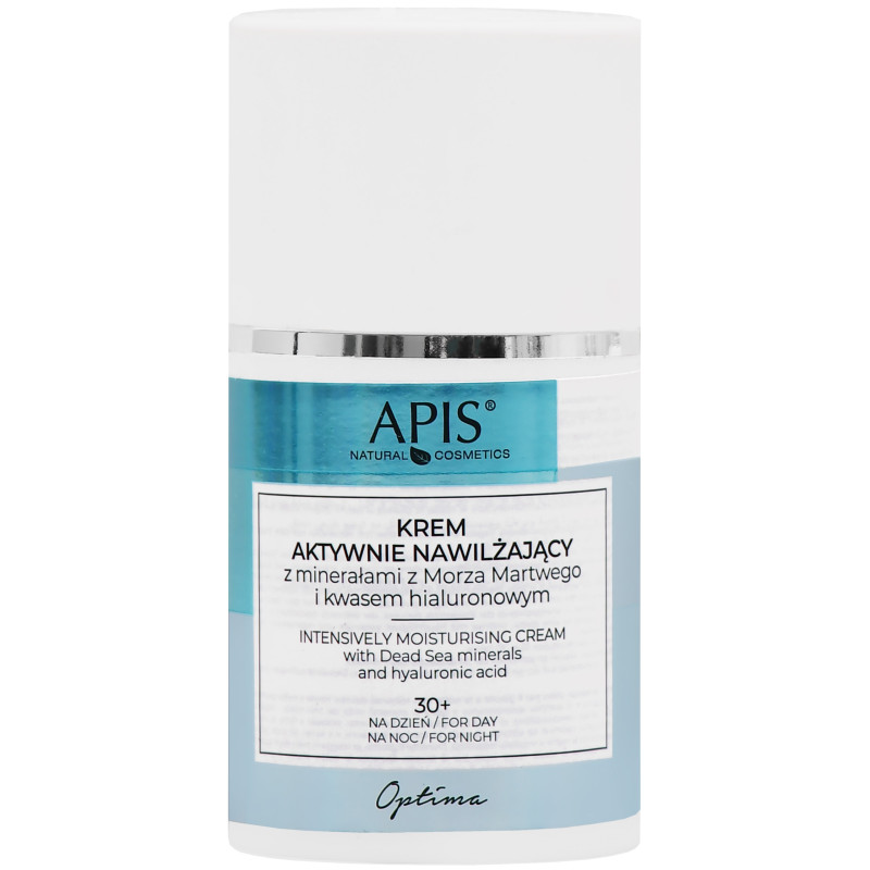 Apis Optima 30+ - krem nawilżający E0017 z minerałami z Morza Martwego, 50ml
