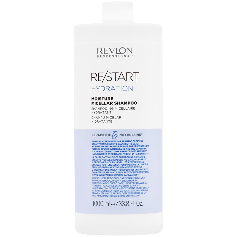 Revlon Restart Hydration Shampoo - nawilżający szampon do włosów, 1000ml