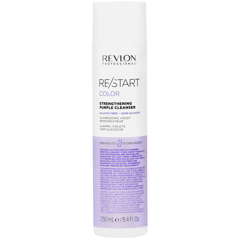 Revlon Restart Color Purple Shampoo - szampon do włosów blond, 250ml
