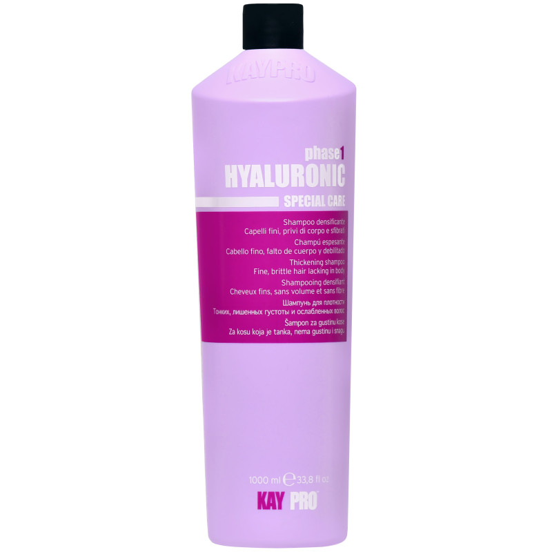 KayPro Hyaluronic Shampoo - szampon dodający włosom objętości, 1000ml