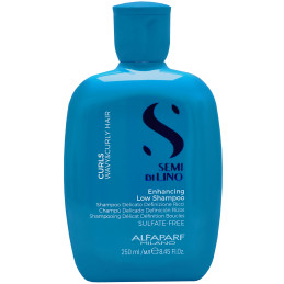 Alfaparf Semi Di Lino Enhancing Low Shampoo - szampon do włosów kręconych, 250ml