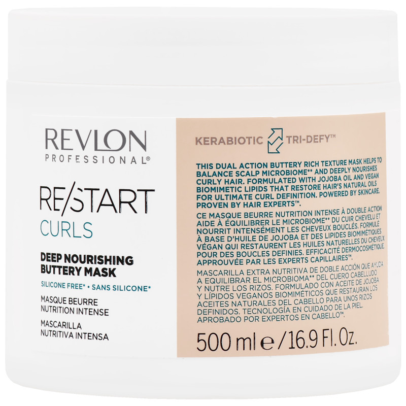 Revlon Restart Curls Nourishing Mask - odżywcza maska do włosów kręconych, 500ml