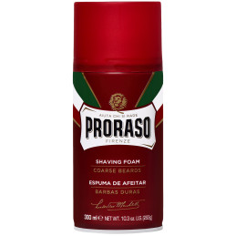 Proraso Coarse Shaving Foam - pianka do golenia drzewo sandałowe i masło shea, 300ml