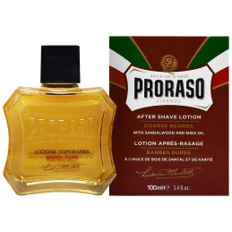 Proraso Coarse Aftershave Lotion - płyn po goleniu do twardego zarostu z masłem shea, 100ml