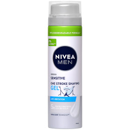 Nivea Men Sensitive - żel do golenia 3-dniowego zarostu, skóra wrażliwa, 200ml