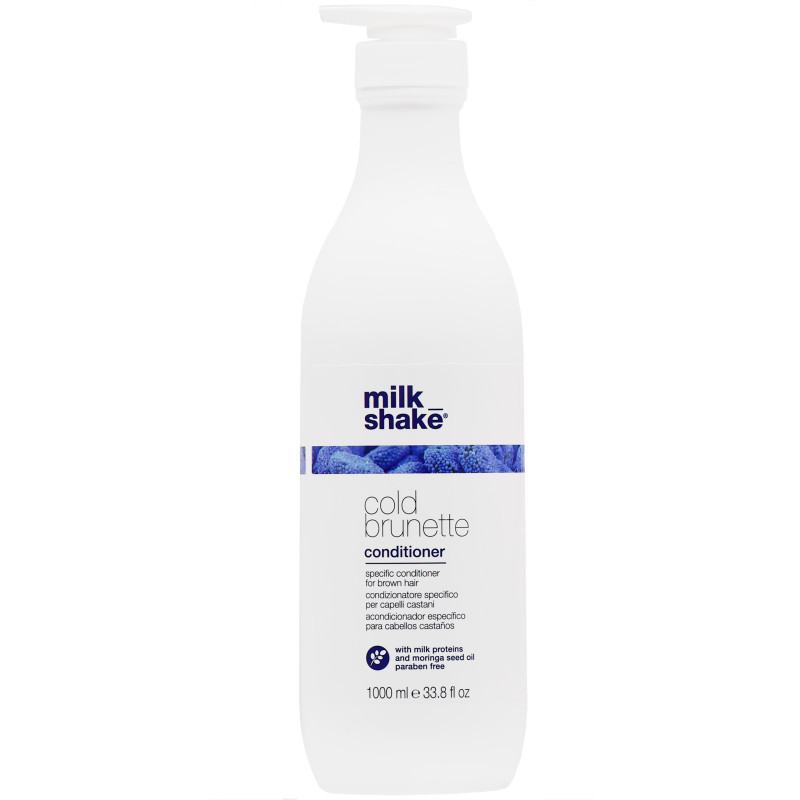 Milk Shake Cold Brunette Conditioner - ochładzająca kolor odżywka do włosów brązowych, 1000ml