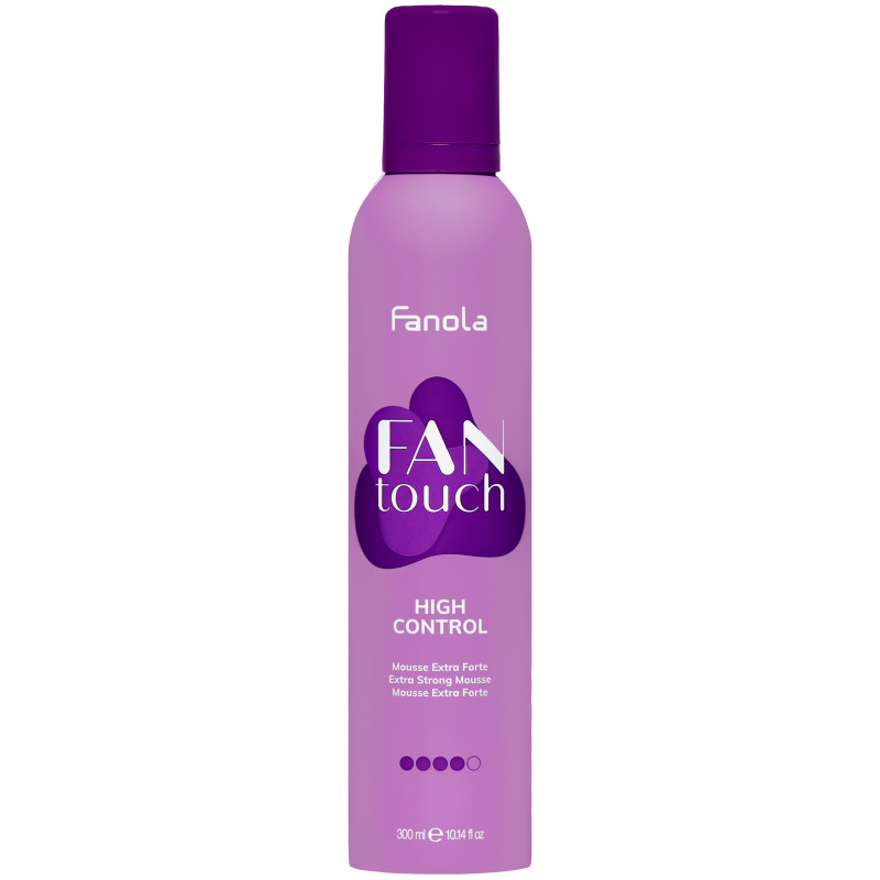 Fanola FanTouch Extra Strong Mousse - bardzo mocna pianka utrwalająca do włosów, 300ml