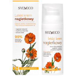 Sylveco Lekki Krem Nagietkowy - regenerujący krem do twarzy z betuliną, 50ml