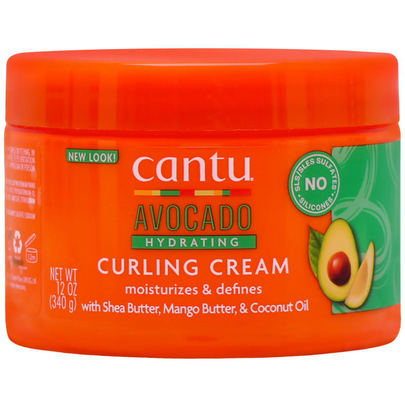 Cantu Avocado Hydrating Curling Cream - krem nawilżający do loków i fal, 340g