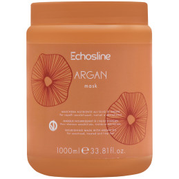 Echosline Argan Mask - maska do włosów z olejkiem arganowym, 1000ml