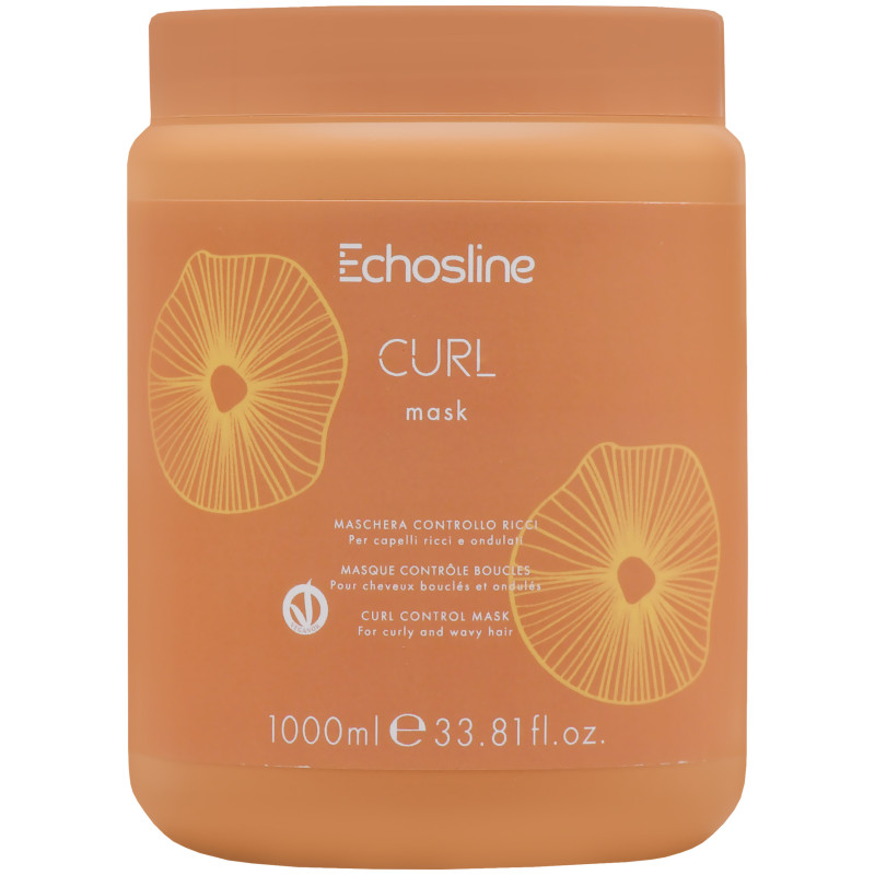 Echosline Curl Mask - maska do włosów kręconych, 1000ml